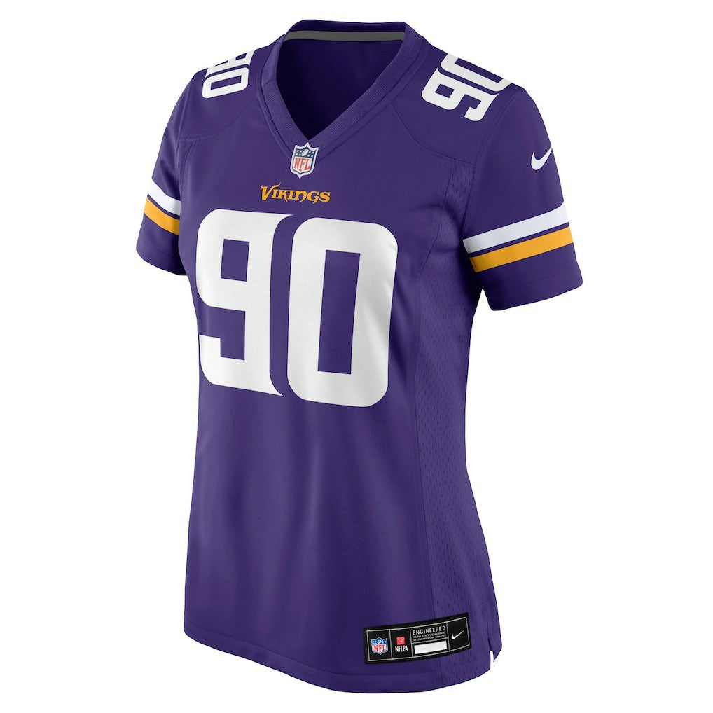 Tyrion Ingram-Dawkins Minnesota Vikings Women's Team Game Jersey - Purple | NFL Jerseys