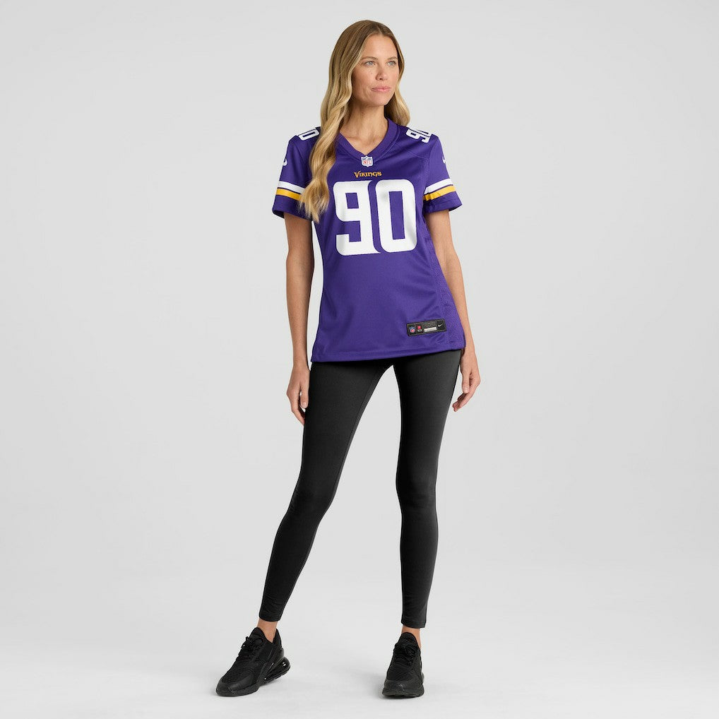 Tyrion Ingram-Dawkins Minnesota Vikings Women's Team Game Jersey - Purple | NFL Jerseys