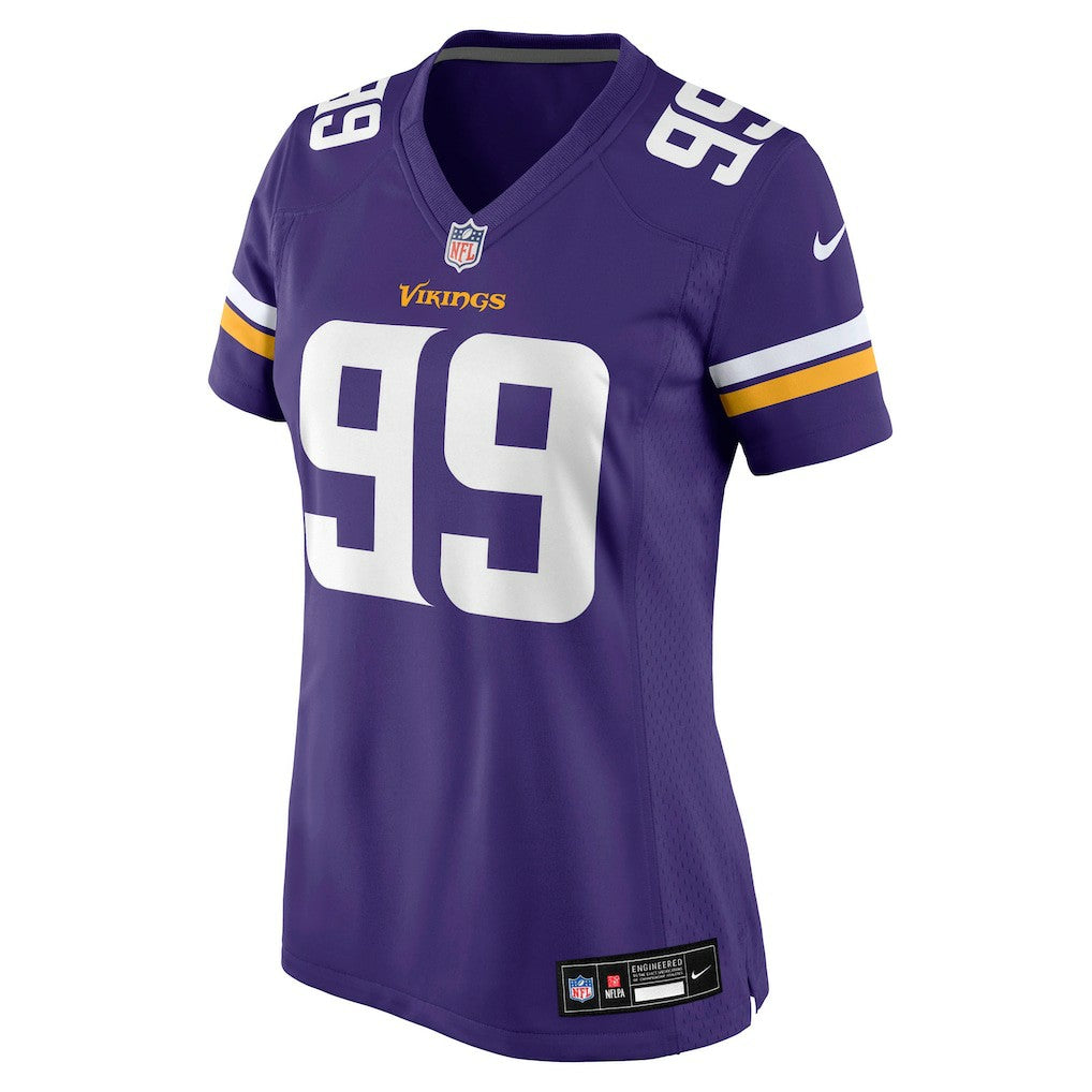 Elijah Williams Minnesota Vikings Women's Team Game Jersey Purple - Nike
