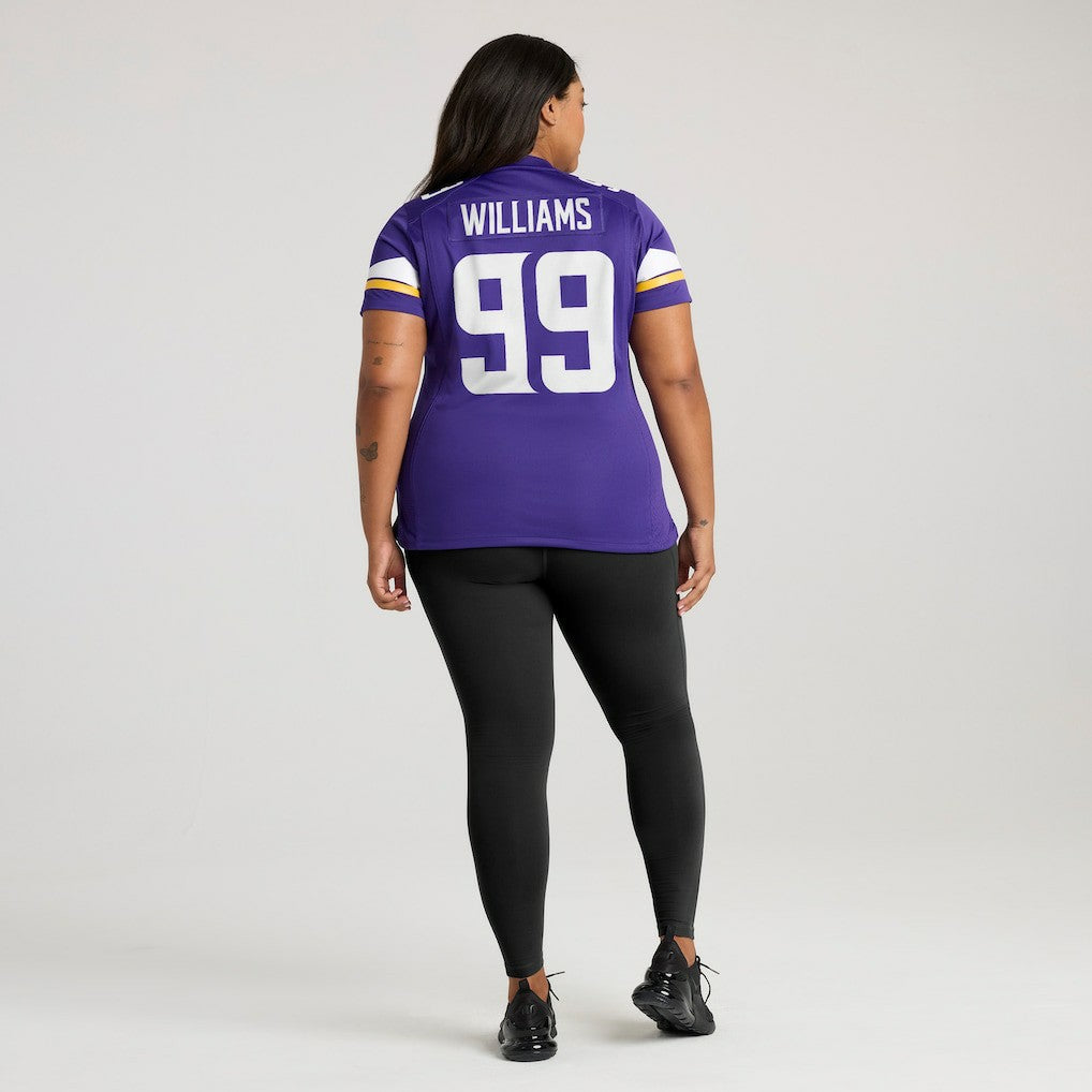 Elijah Williams Minnesota Vikings Women's Team Game Jersey Purple - Nike