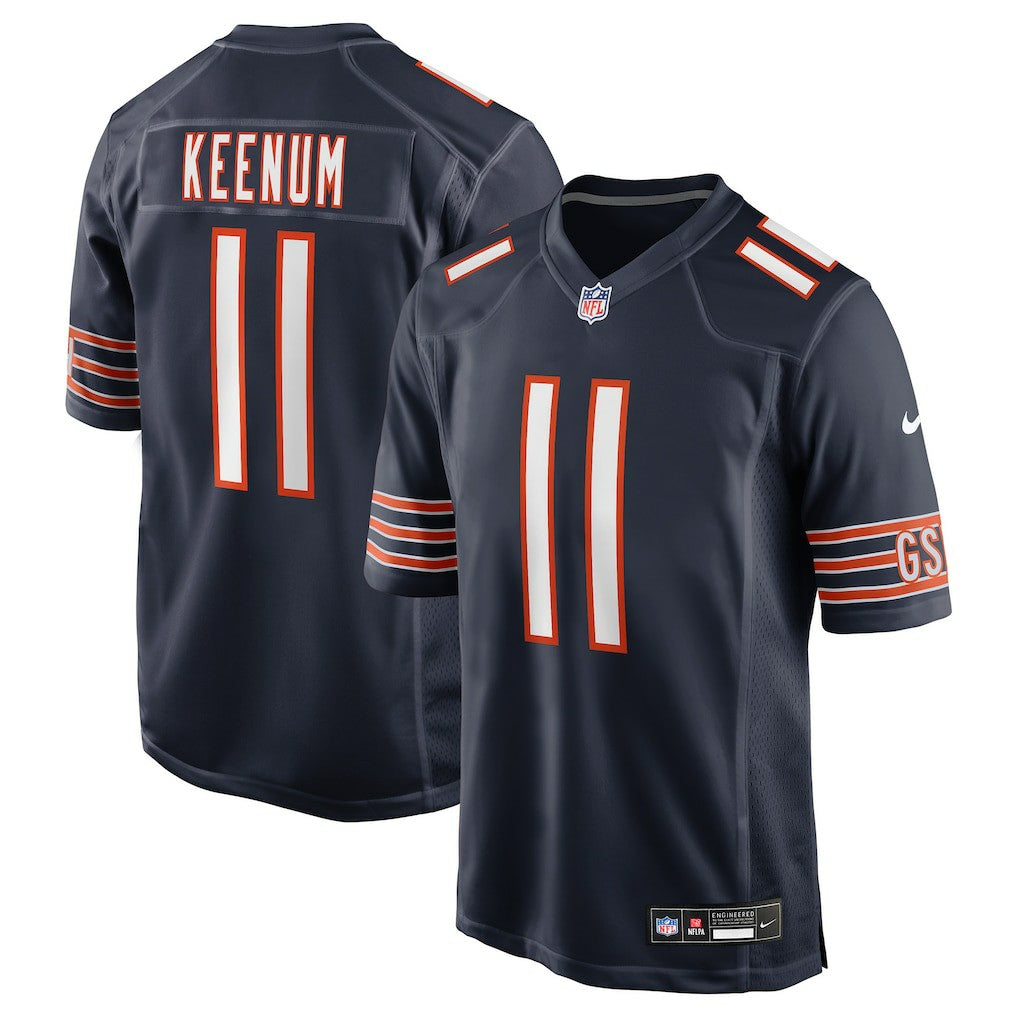Case Keenum Chicago Bears Team Game Jersey Navy - Nike