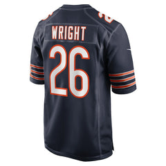 Nahshon Wright Chicago Bears Team Game Jersey Navy - Nike