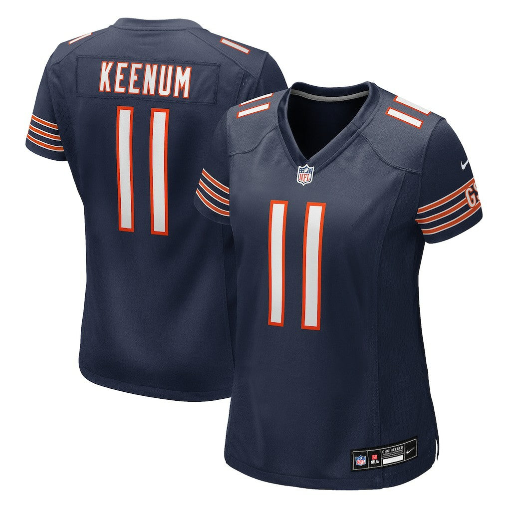 Case Keenum Chicago Bears Women's Team Game Jersey Navy - Nike