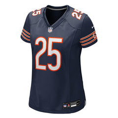Kyle Monangai Chicago Bears Women's Team Game Jersey Navy - Nike