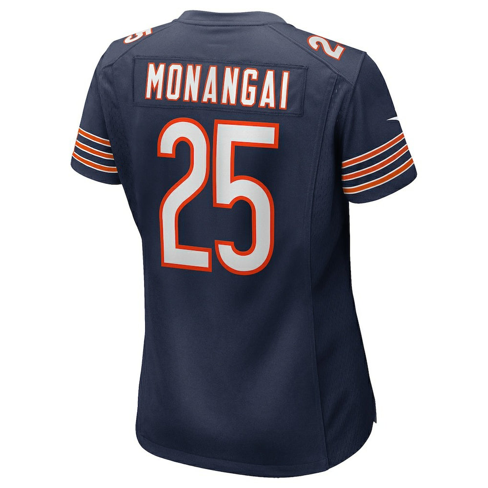 Kyle Monangai Chicago Bears Women's Team Game Jersey Navy - Nike