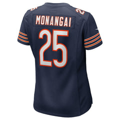 Kyle Monangai Chicago Bears Women's Team Game Jersey Navy - Nike