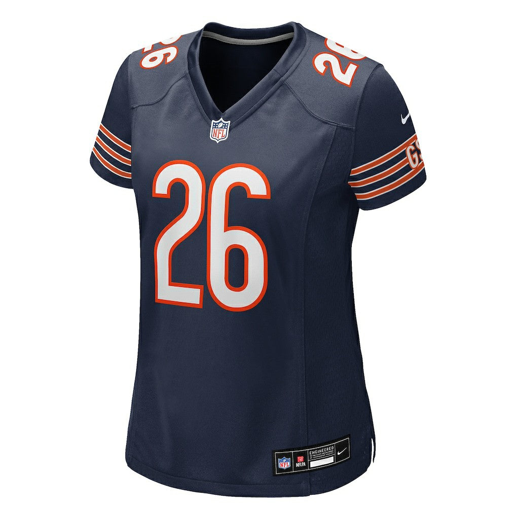Nahshon Wright Chicago Bears Women's Team Game Jersey - Navy | NFL Jerseys