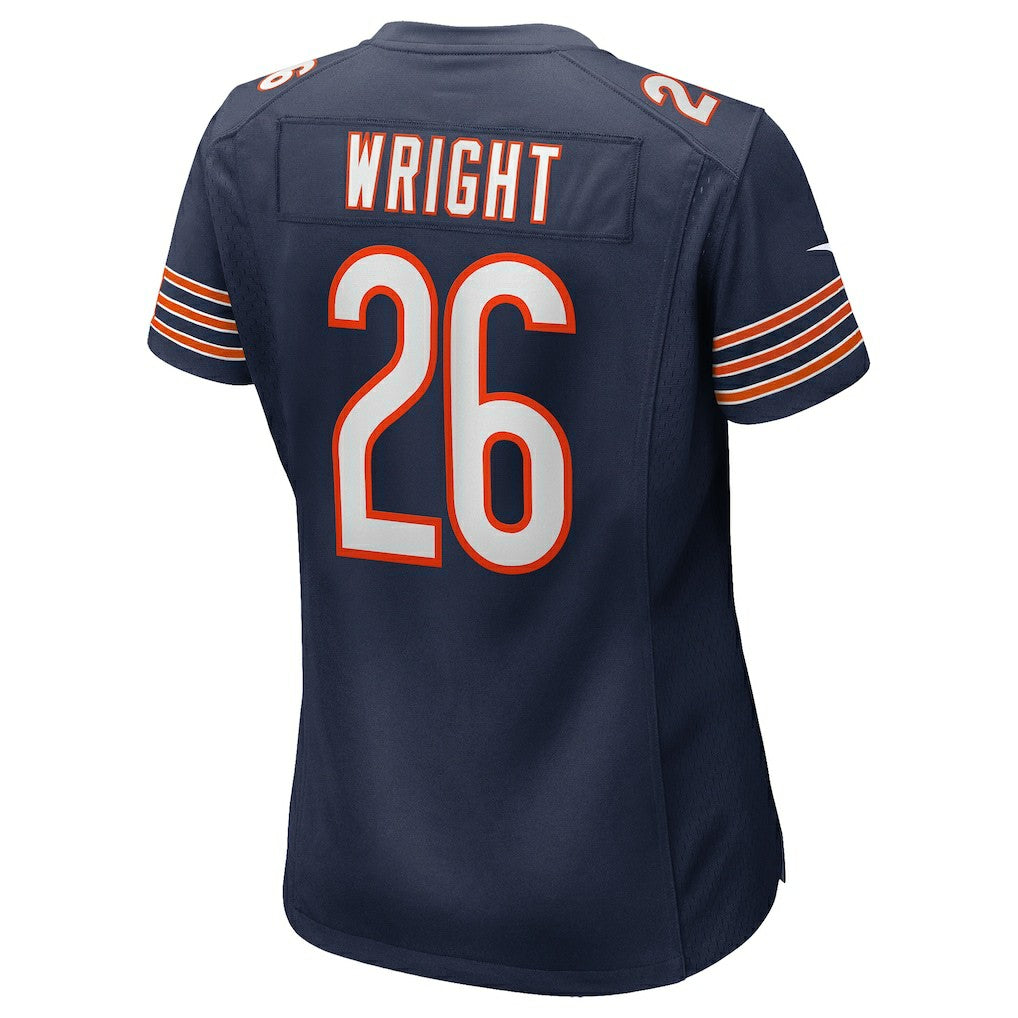 Nahshon Wright Chicago Bears Women's Team Game Jersey - Navy | NFL Jerseys