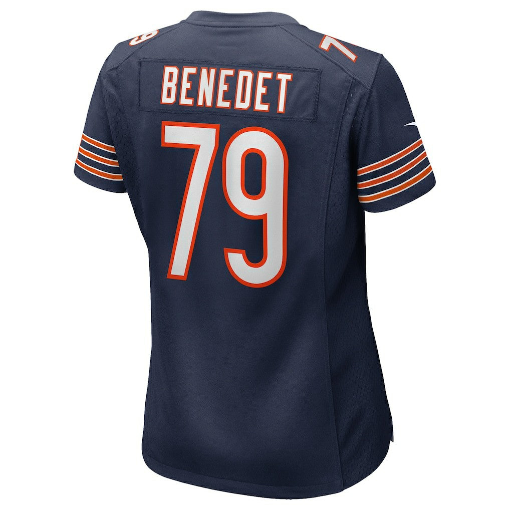 Theo Benedet Chicago Bears Women's Team Game Jersey Navy - Nike