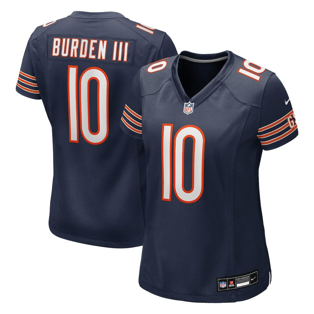 Luther Burden III Chicago Bears Women's Team Game Jersey - Navy | NFL Jerseys