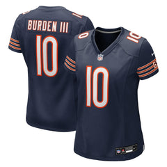 Luther Burden III Chicago Bears Women's Team Game Jersey Navy - Nike