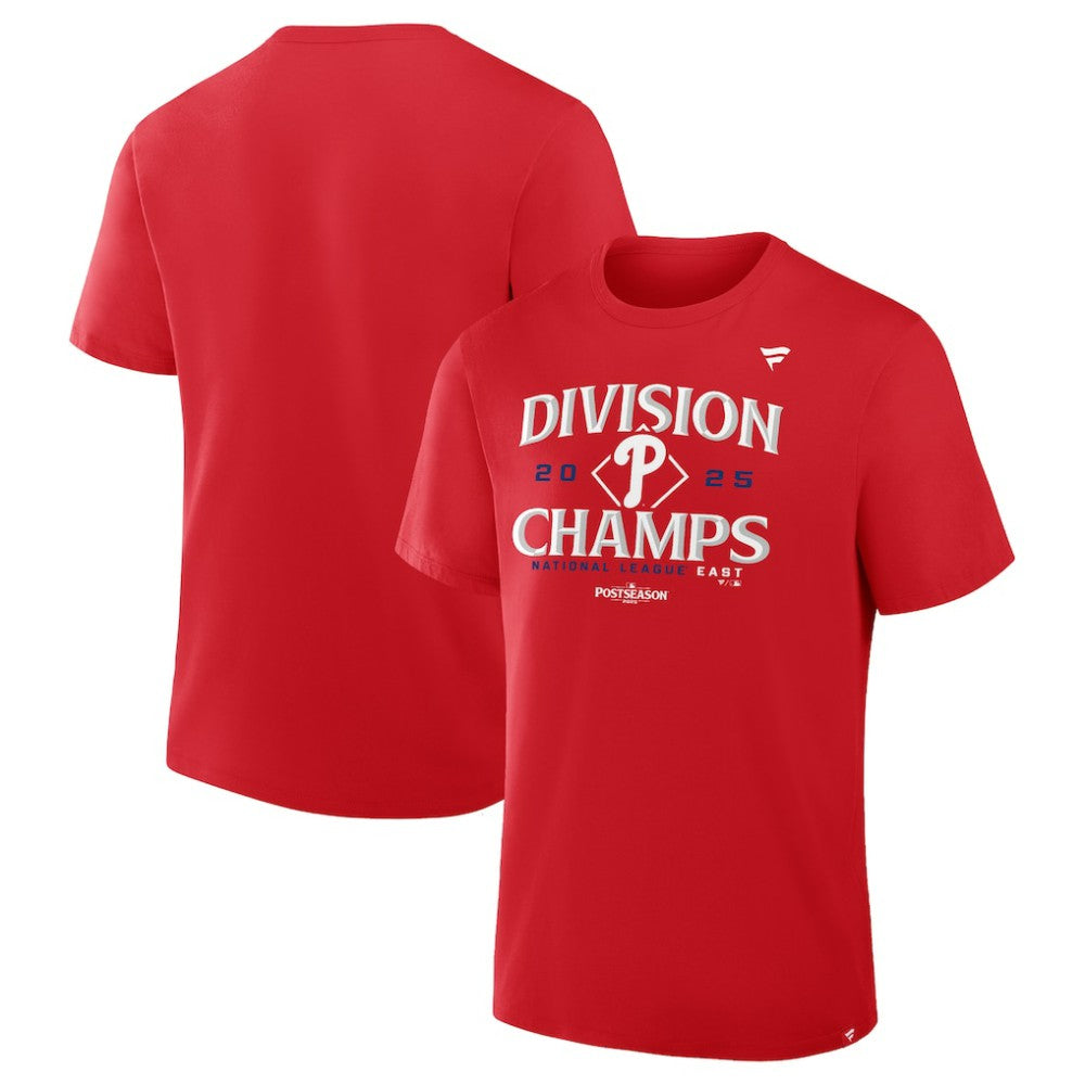Philadelphia Phillies Fanatics Youth 2025 NL East Division Champions Locker Room T-Shirt Sale