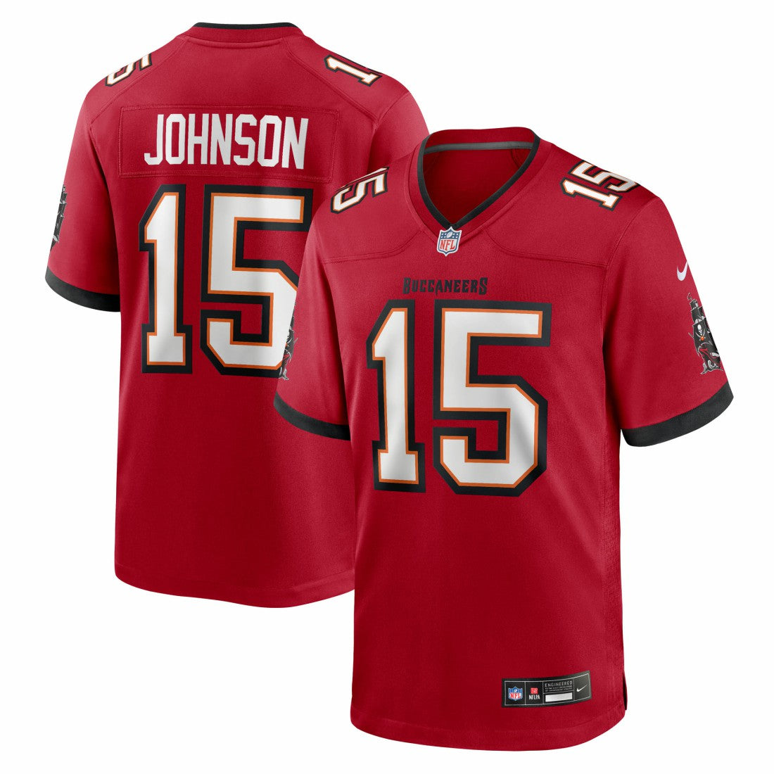 Tez Johnson Tampa Bay Buccaneers Team Game Jersey - Red | NFL Jerseys