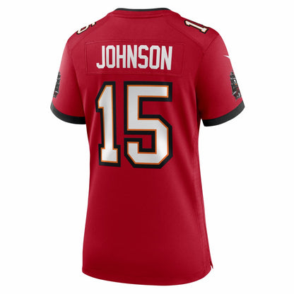Tez Johnson Tampa Bay Buccaneers Women's Team Game Jersey - Red | NFL Jerseys