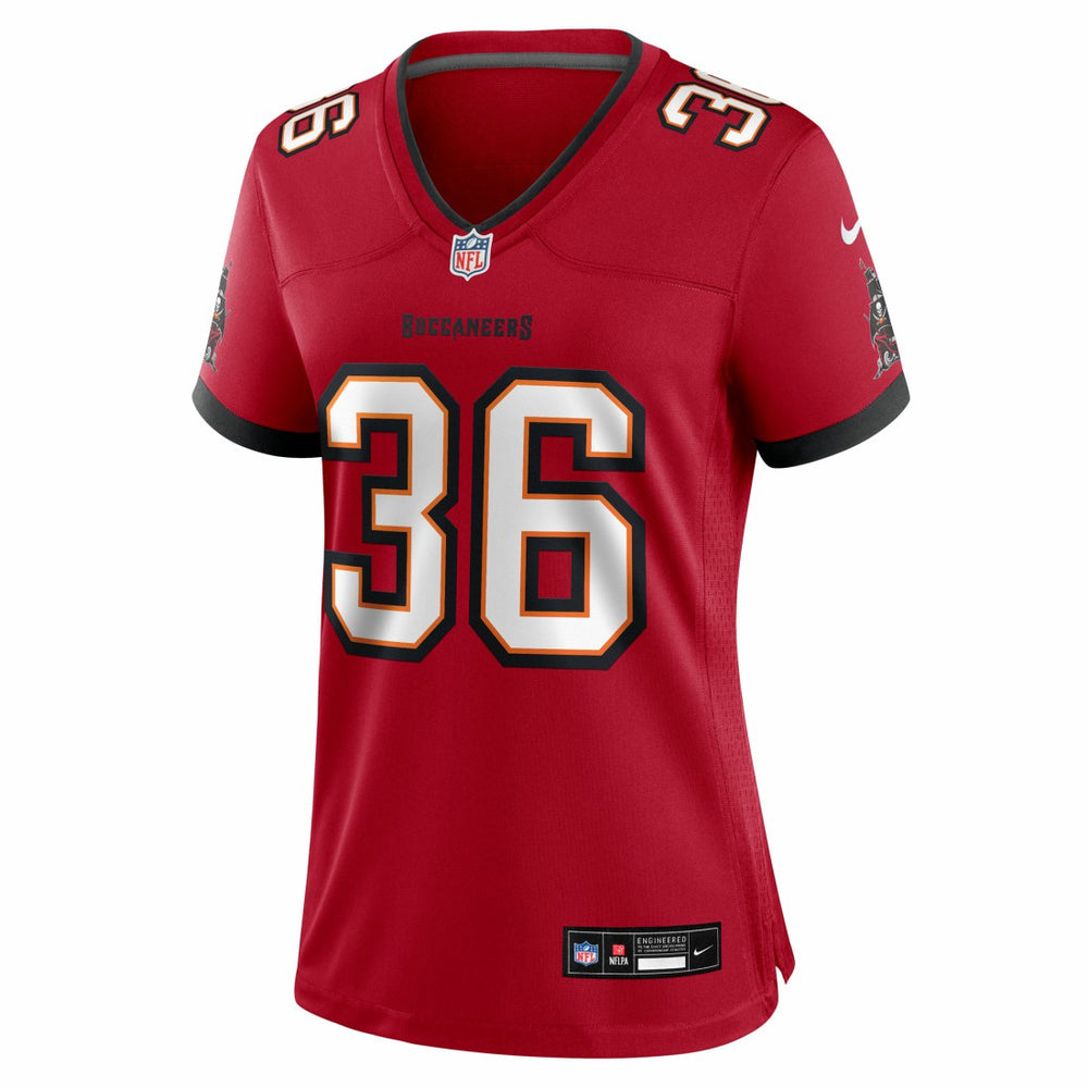 JJ Roberts Tampa Bay Buccaneers Women's Team Game Jersey Red - Nike