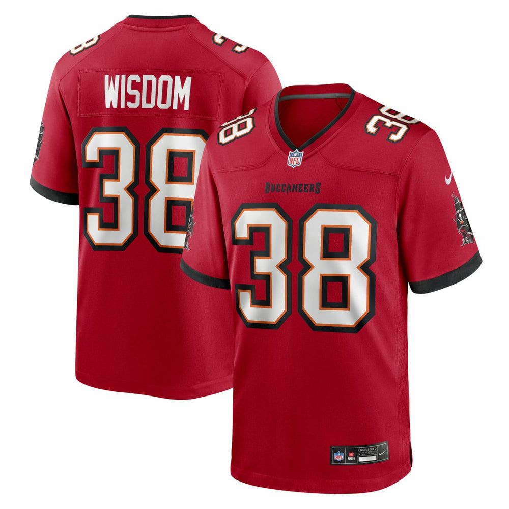 Rashad Wisdom Tampa Bay Buccaneers Team Game Jersey Red - Nike
