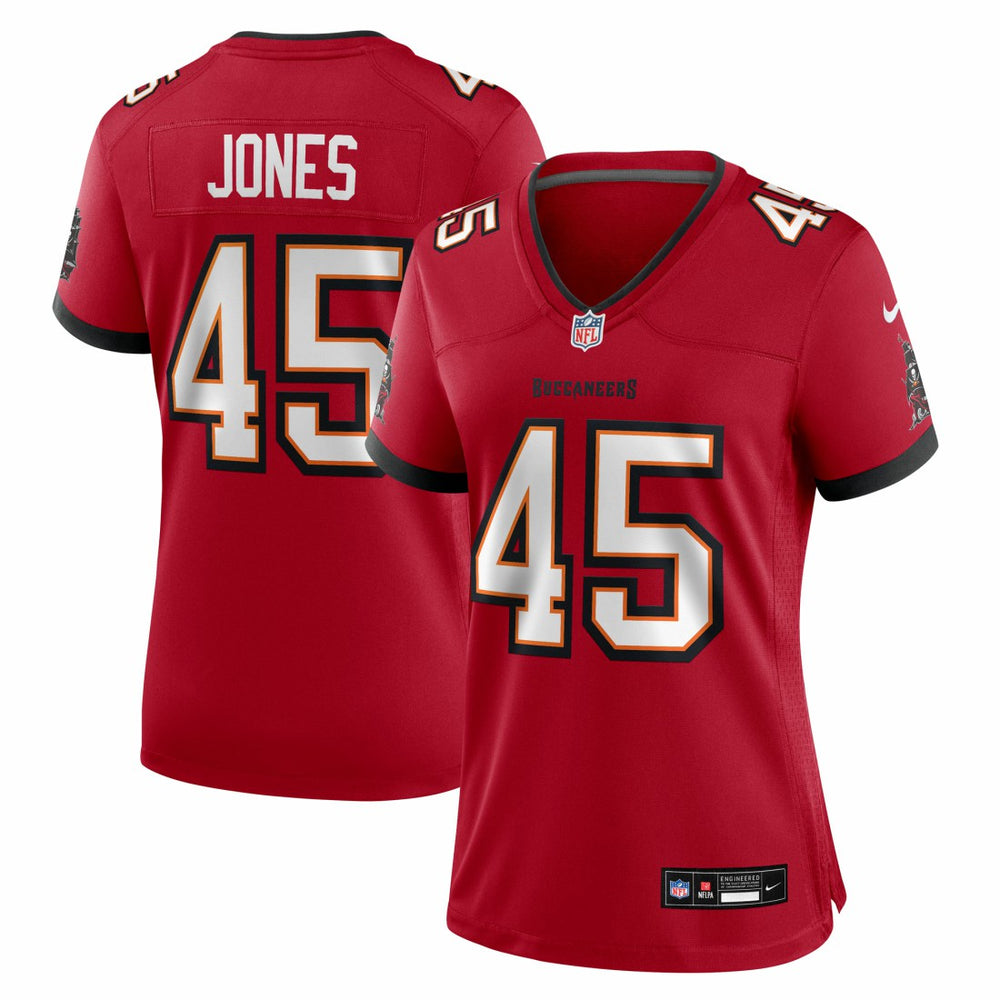 Deion Jones Tampa Bay Buccaneers Women's Team Game Jersey Red - Nike