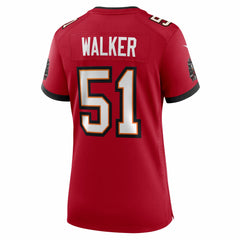 David Walker Tampa Bay Buccaneers Women's Team Game Jersey Red - Nike