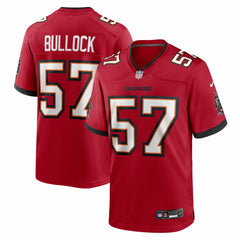 John Bullock Tampa Bay Buccaneers Team Game Jersey Red - Nike
