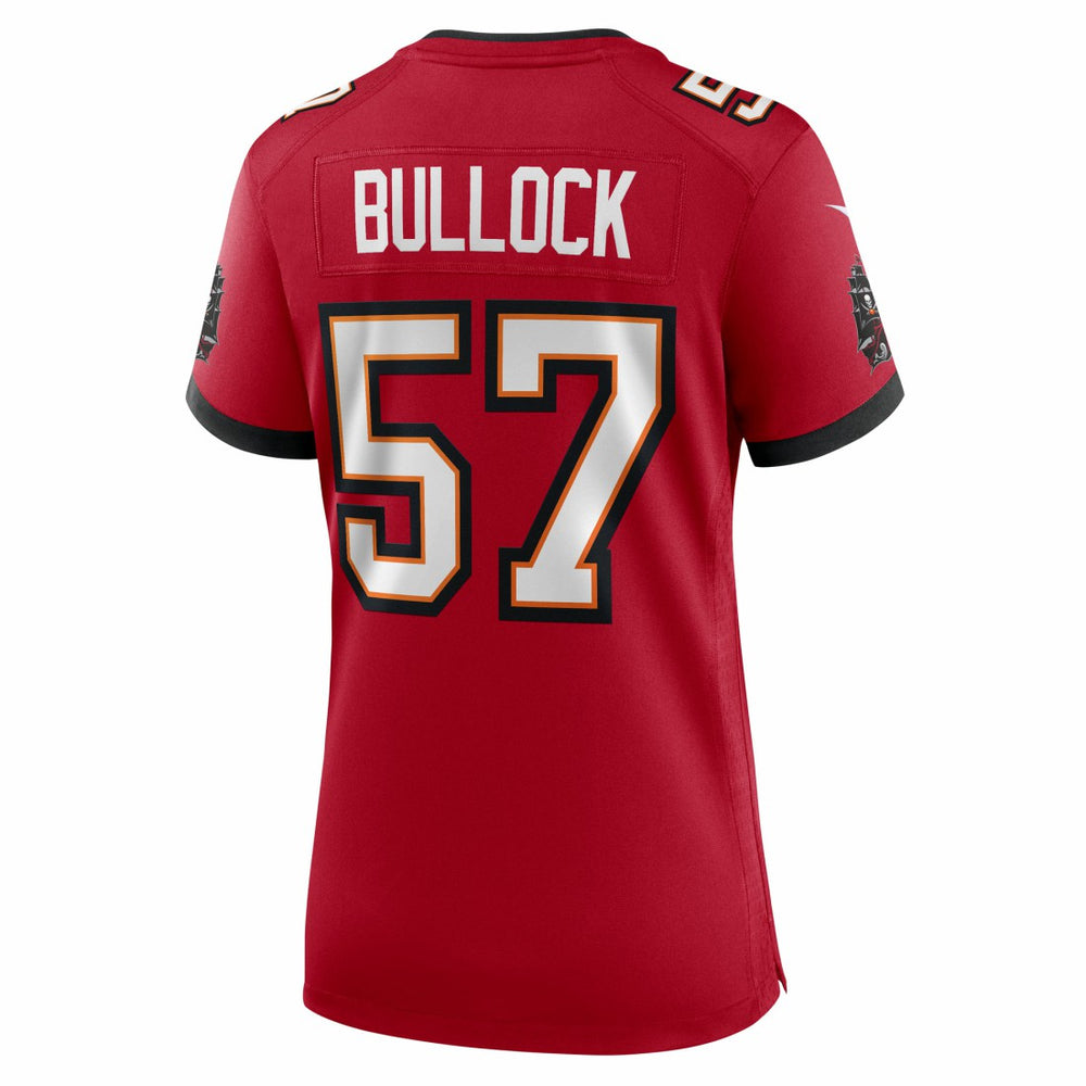 John Bullock Tampa Bay Buccaneers Women's Team Game Jersey Red - Nike