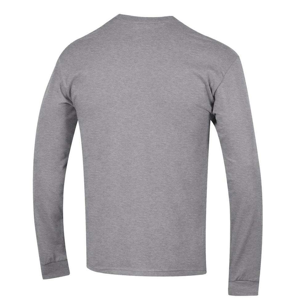 Dallas Cowboys Champion Seal Long Sleeve T-Shirt Heather Gray - NFL