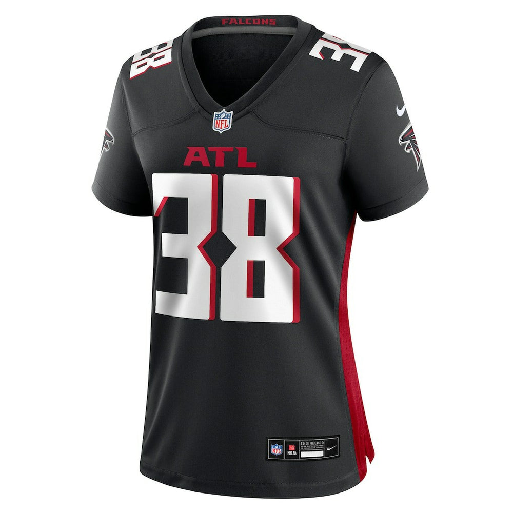 Nathan Carter Atlanta Falcons Women's Team Game Jersey Black - Nike