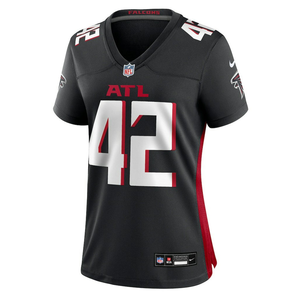 Josh Woods Atlanta Falcons Women's Team Game Jersey Black - Nike