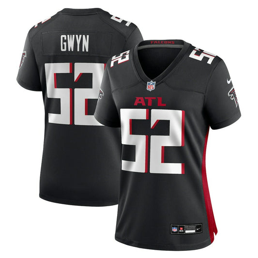 Jovaughn Gwyn Atlanta Falcons Women's Team Game Jersey - Black | NFL Jerseys