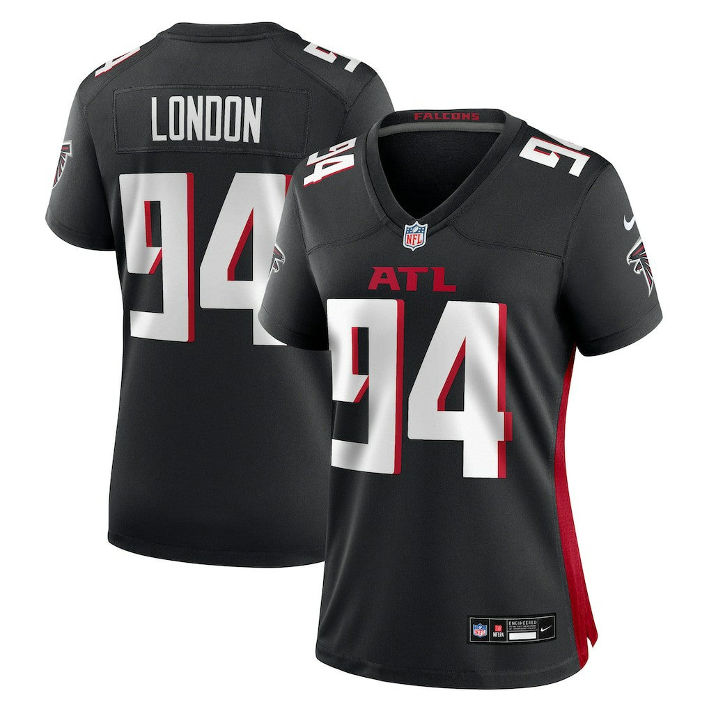 LaCale London Atlanta Falcons Women's Team Game Jersey Black - Nike