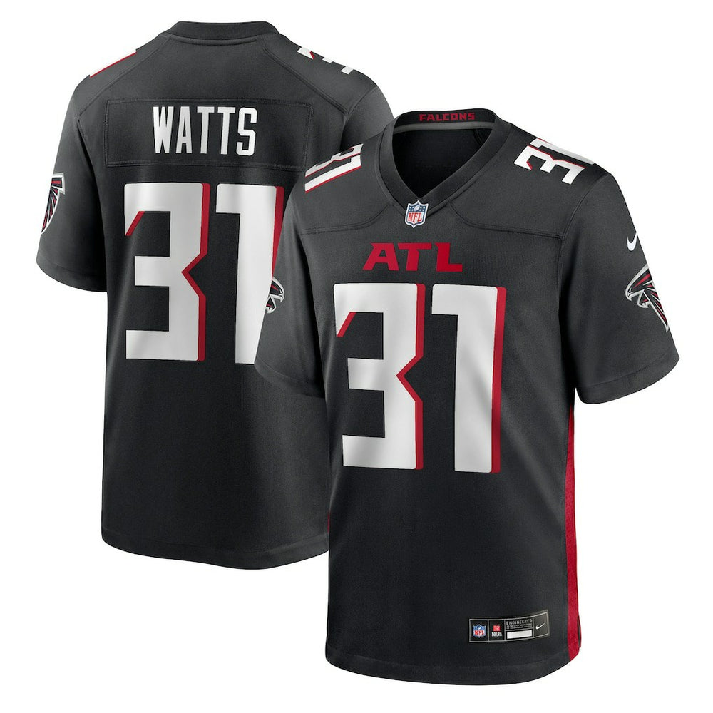 Xavier Watts Atlanta Falcons Team Game Jersey Black - Nike
