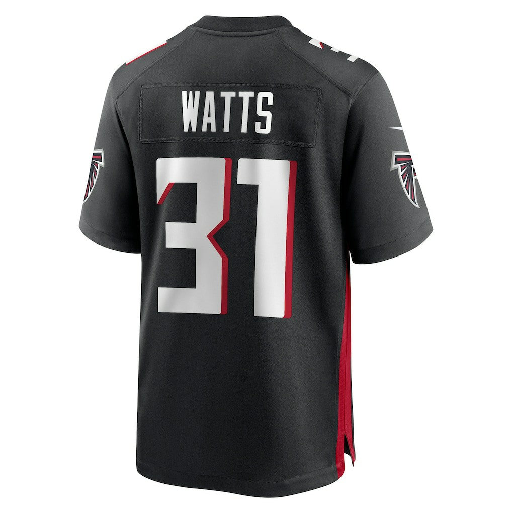 Xavier Watts Atlanta Falcons Team Game Jersey Black - Nike