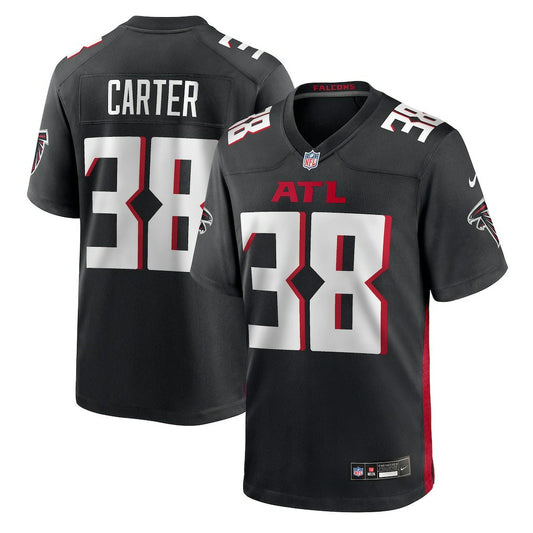 Nathan Carter Atlanta Falcons Team Game Jersey - Black | NFL Jerseys