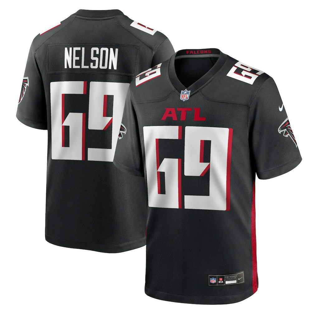 Jack Nelson Atlanta Falcons Team Game Jersey Black - Nike