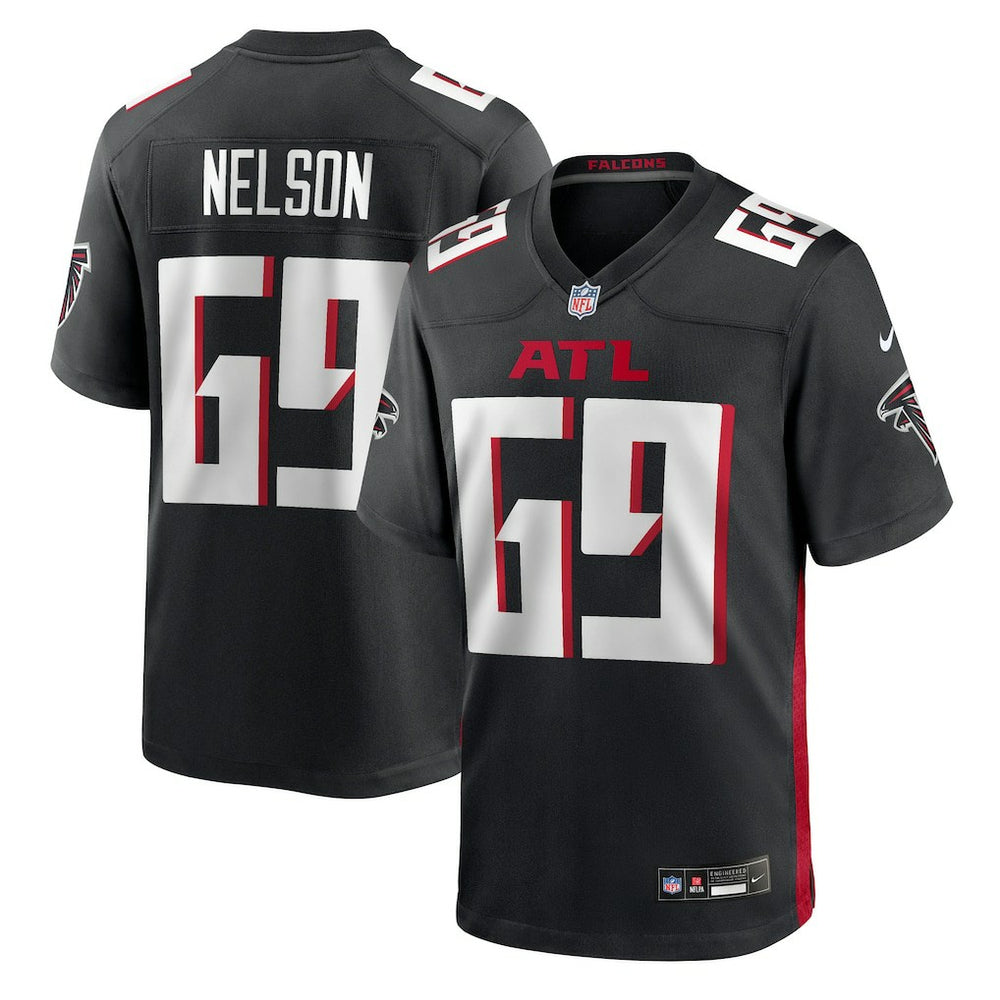 Jack Nelson Atlanta Falcons Team Game Jersey Black - Nike