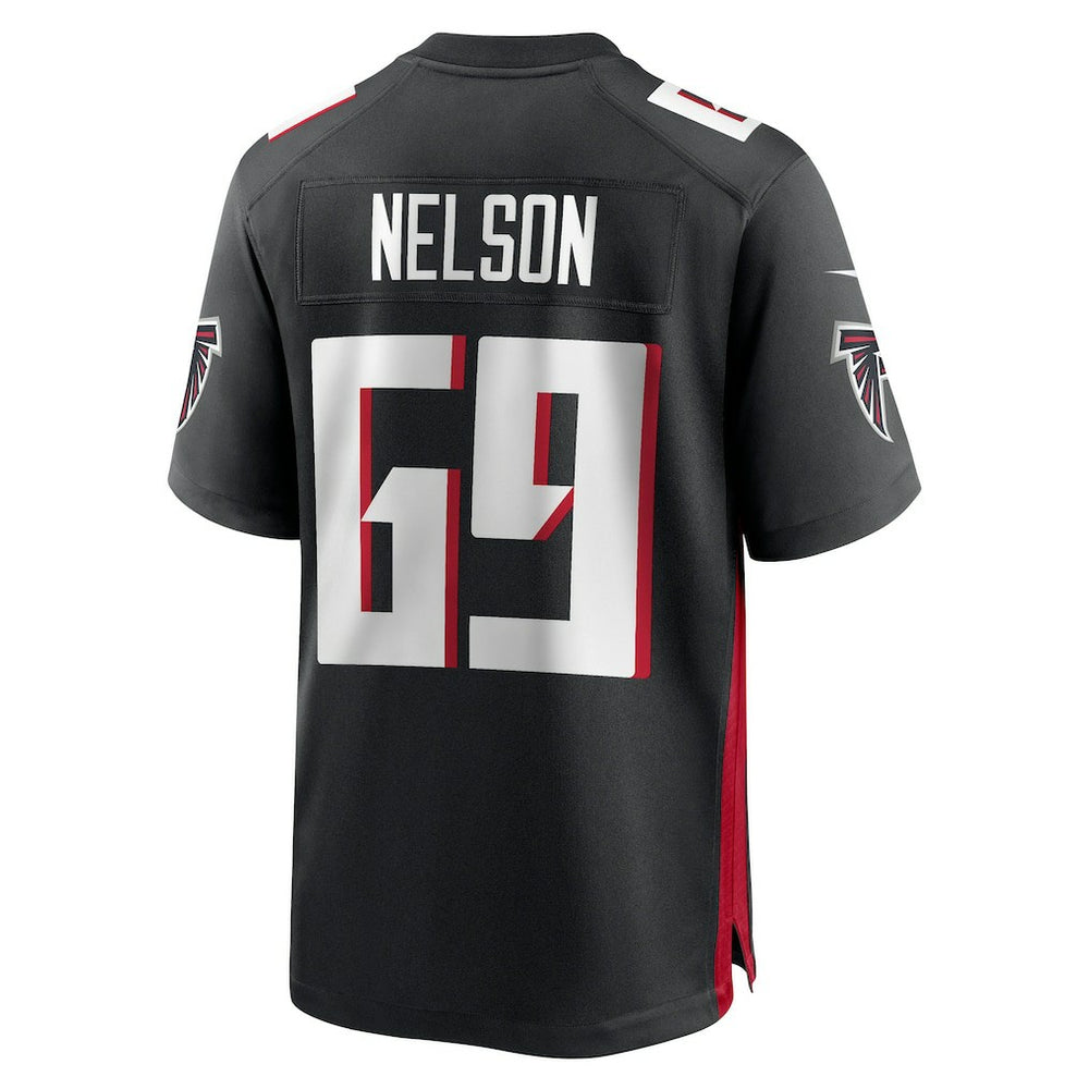 Jack Nelson Atlanta Falcons Team Game Jersey Black - Nike