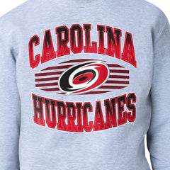 Carolina Hurricanes - Starter Team Grit Graphic Fleece Pullover Sweatshirt Gray