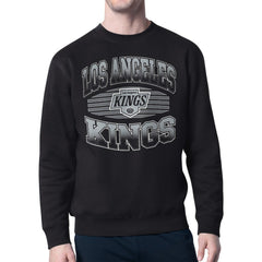 Los Angeles Kings - Starter Team Grit Graphic Fleece Pullover Sweatshirt Black