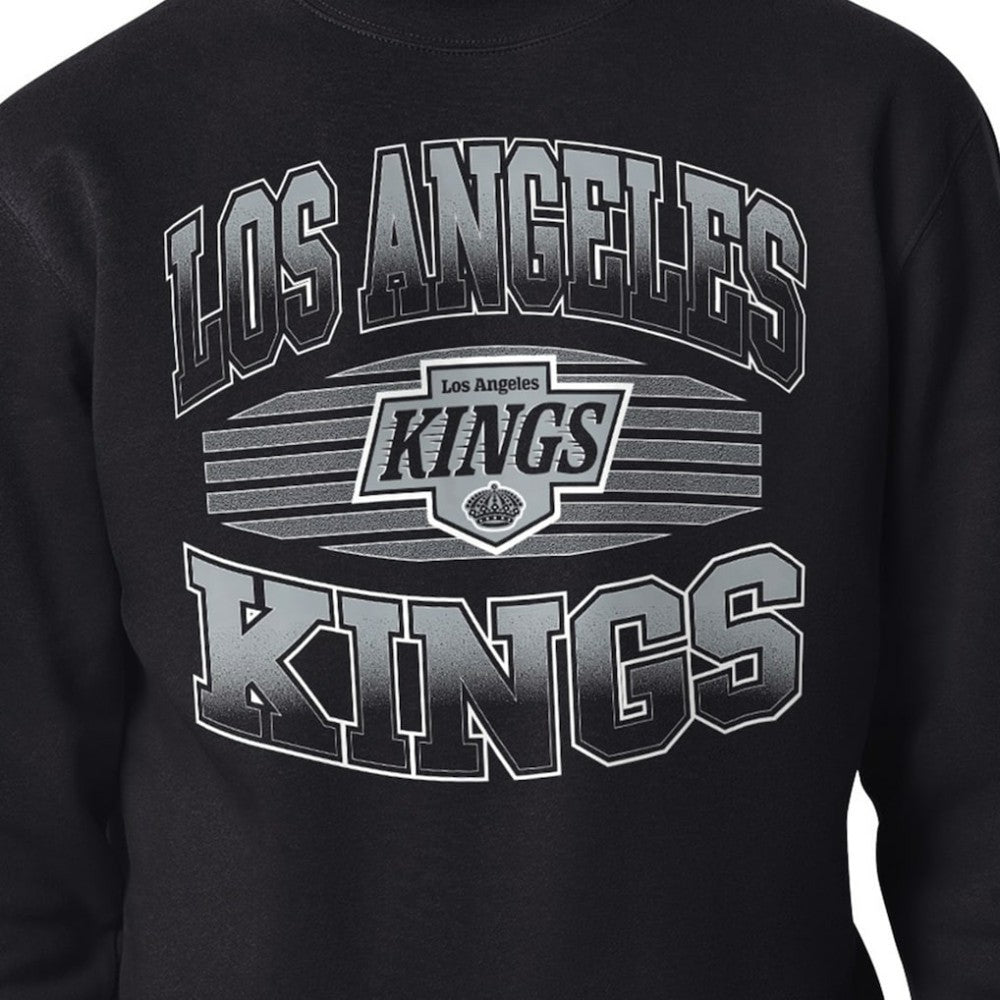 Los Angeles Kings - Starter Team Grit Graphic Fleece Pullover Sweatshirt Black