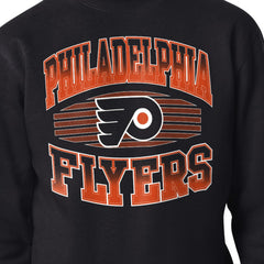 Philadelphia Flyers - Starter Team Grit Graphic Fleece Pullover Sweatshirt Black