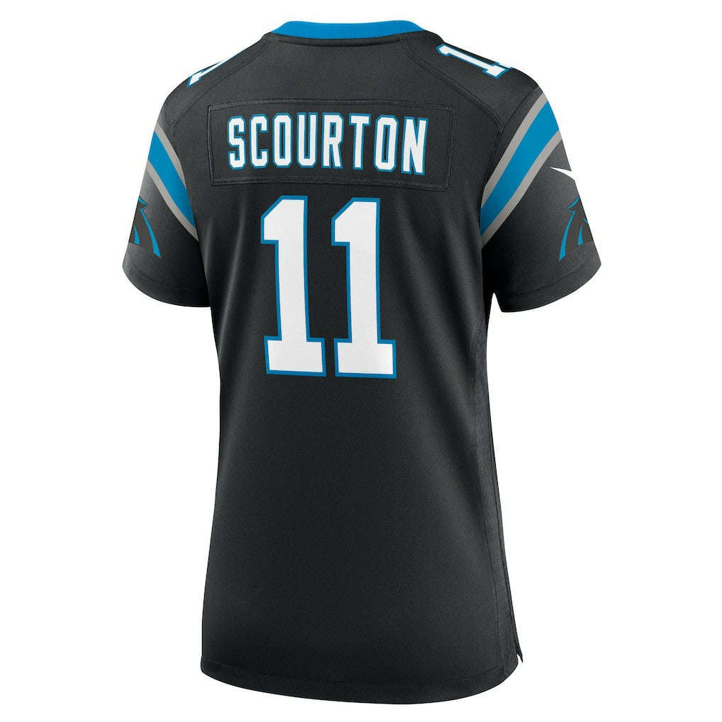 Nic Scourton Carolina Panthers Women's Team Game Jersey Black - Nike