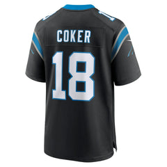 Jalen Coker Carolina Panthers Team Game Jersey Black - Nike