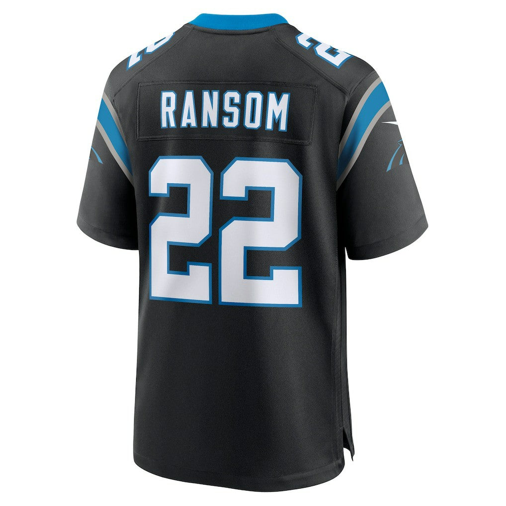Lathan Ransom Carolina Panthers Team Game Jersey - Black | NFL Jerseys