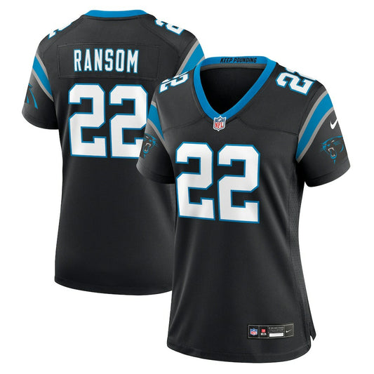Lathan Ransom Carolina Panthers Women's Team Game Jersey - Black | NFL Jerseys
