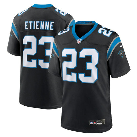 Trevor Etienne Carolina Panthers Team Game Jersey - Black | NFL Jerseys