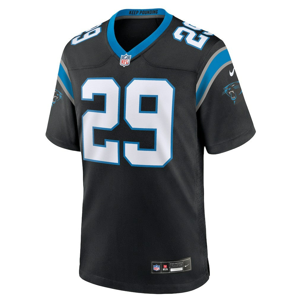 Akayleb Evans Carolina Panthers Team Game Jersey Black - Nike
