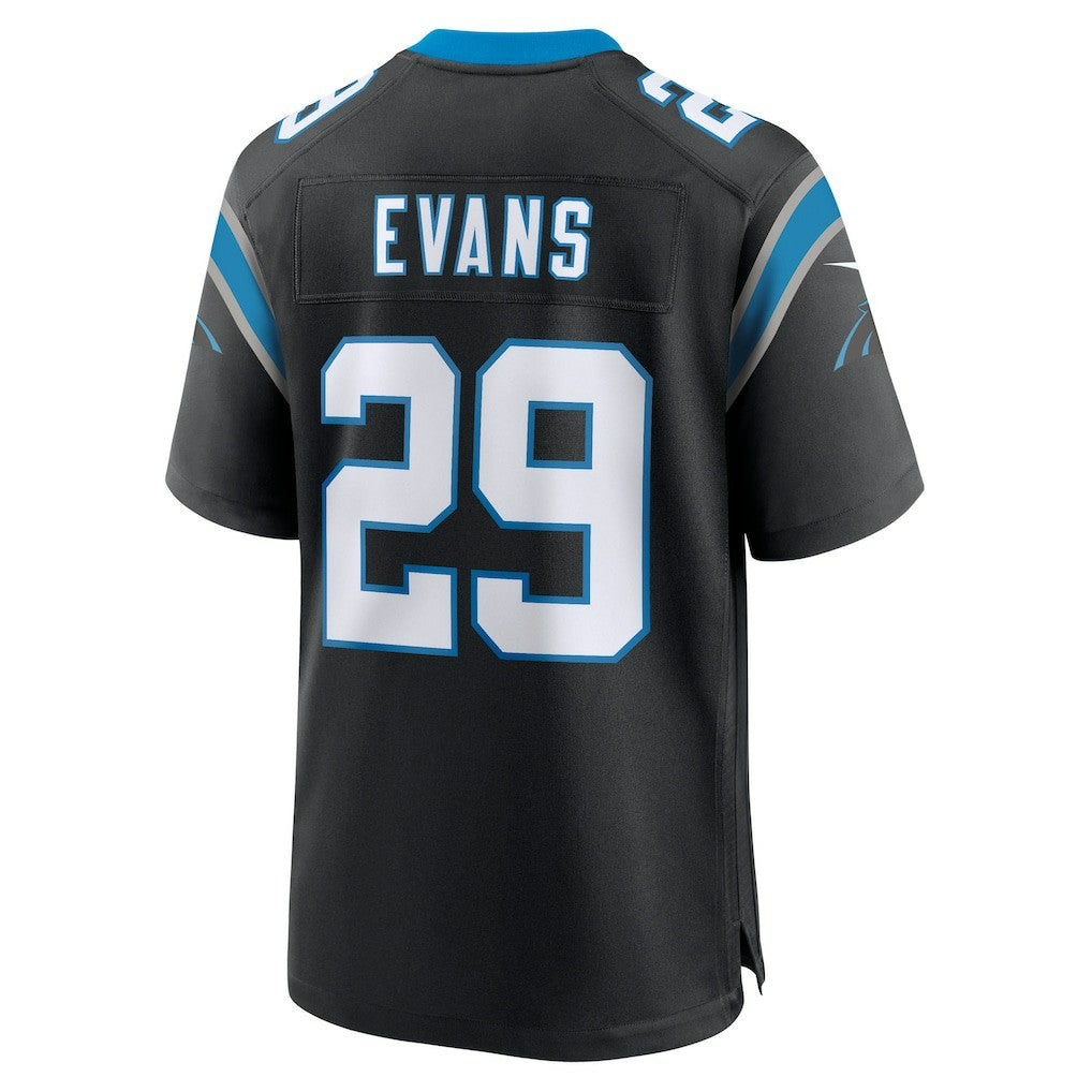 Akayleb Evans Carolina Panthers Team Game Jersey Black - Nike