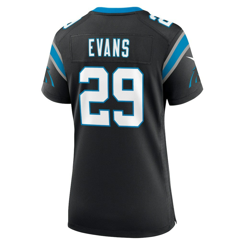 Akayleb Evans Carolina Panthers Women's Team Game Jersey Black - Nike