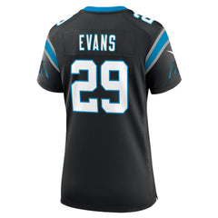 Akayleb Evans Carolina Panthers Women's Team Game Jersey Black - Nike