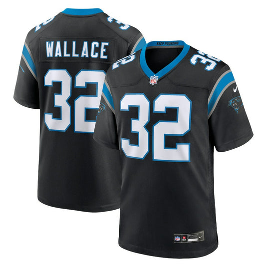 Trevin Wallace Carolina Panthers Team Game Jersey - Black | NFL Jerseys