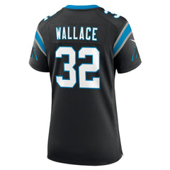 Trevin Wallace Carolina Panthers Women's Team Game Jersey Black - Nike